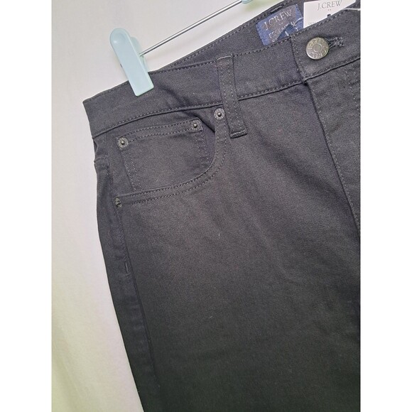 J. Crew Tall Essential Straight Jean In All Day Stretch Black BT023 T29 NWT - Picture 5 of 12